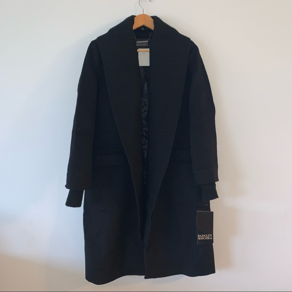 Oversized wool jacket